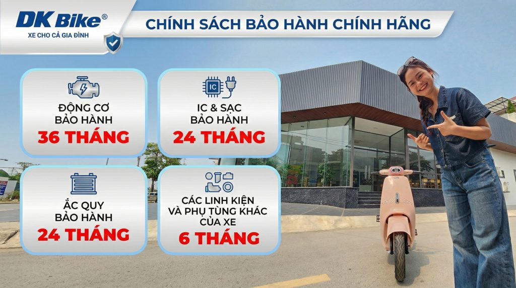 Chính sách bảo hành của DKBike lên đến 3 năm