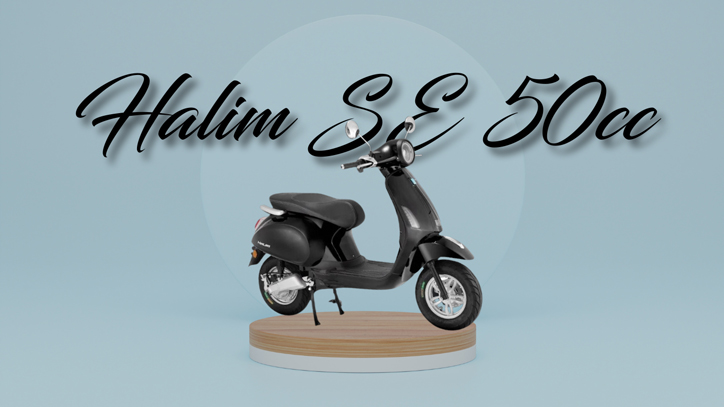 Xe ga Halim SE 50cc có khả năng vận hành mạnh mẽ với động cơ 5,1 mã lực