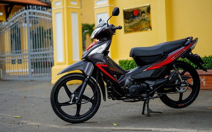 Xe máy 50cc Kymco Visar S sở hữu vẻ ngoài trẻ trung, năng động và đầy cá tính