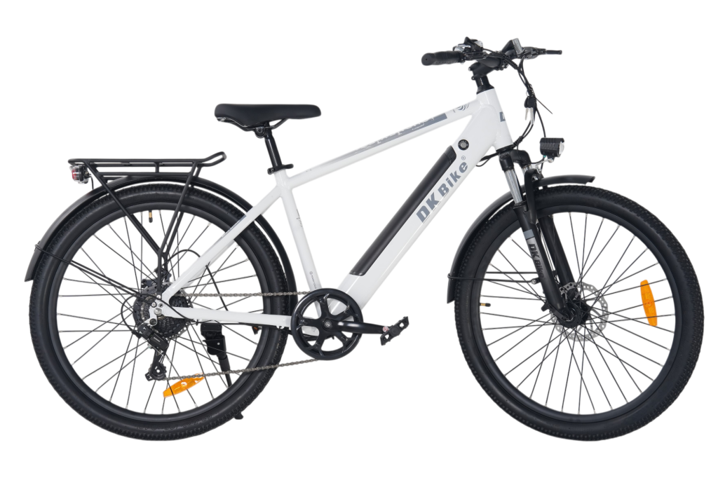 Xe đạp trợ lực DKBike ET1 với khung sử dụng hợp kim nhôm nhẹ và bền bỉ