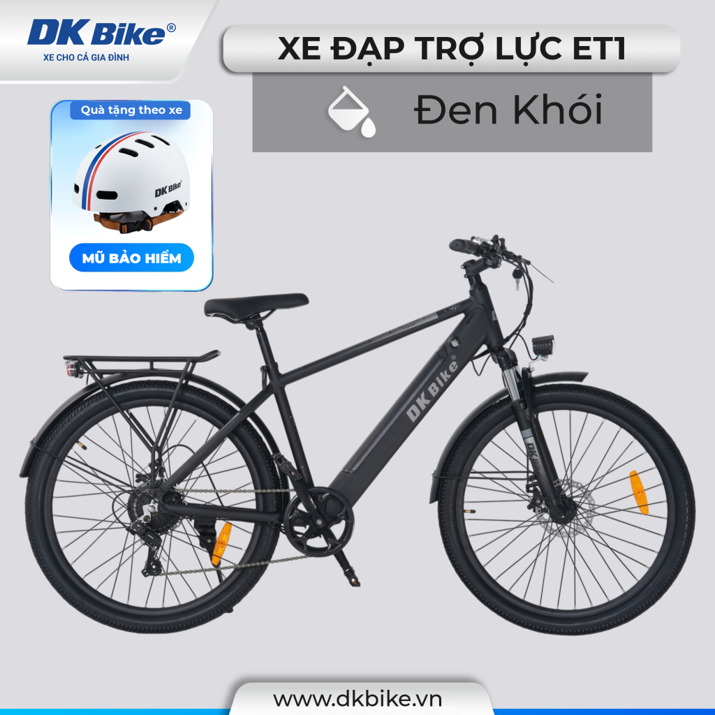 DKBike ET1 - Xe đạp trợ lực phù hợp với phái Nam