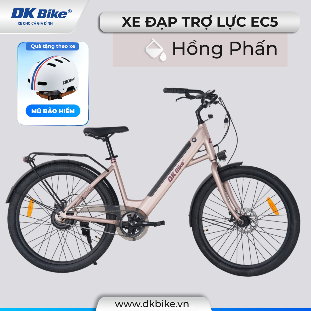 Xe đạp trợ lực DKBike EC5 - phù hợp với Nữ giới
