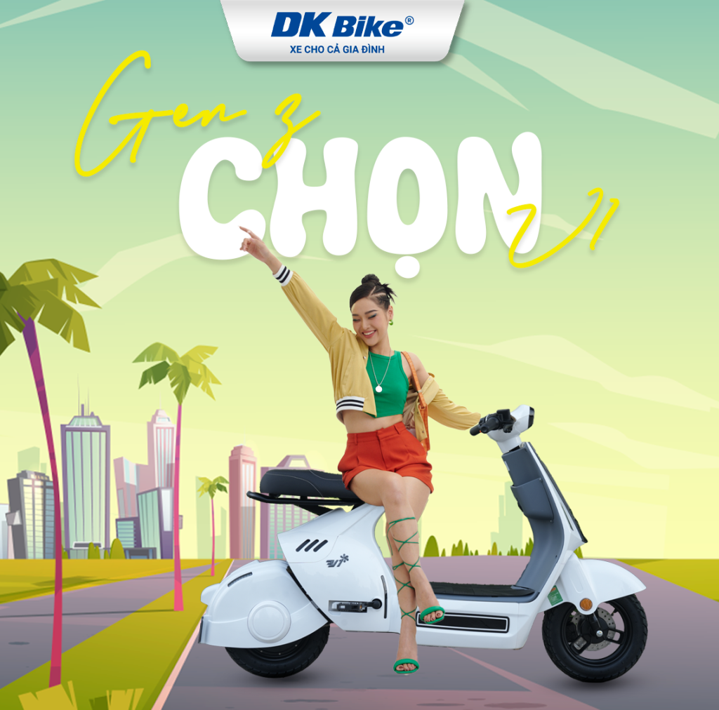 Xe máy điện trendy DKBike V1