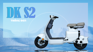 Xe điện DKBike S2 - Trắng Đen