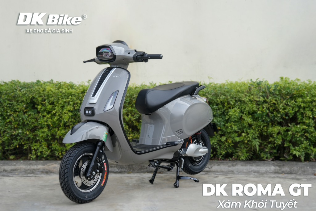 Xe máy điện Roma GT - Xám Khói Tuyết