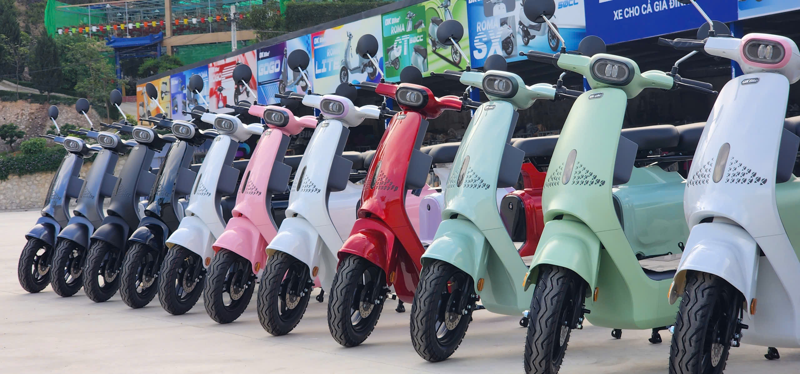 Xe điện S2 19 màu sắc