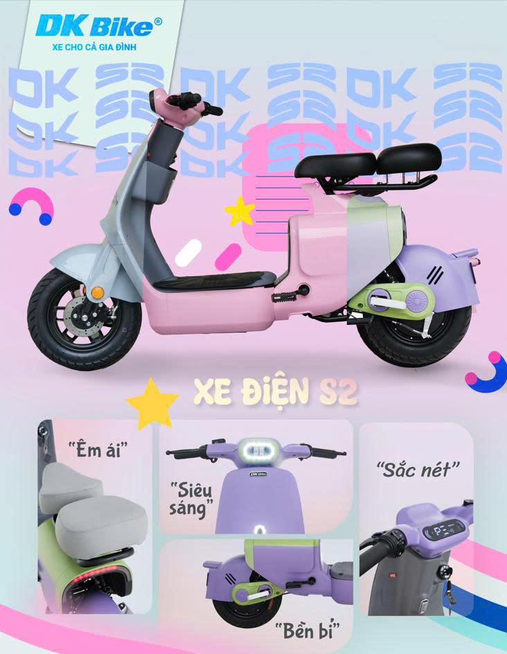 Những điểm nổi bật ngoại quan của DKBike S2