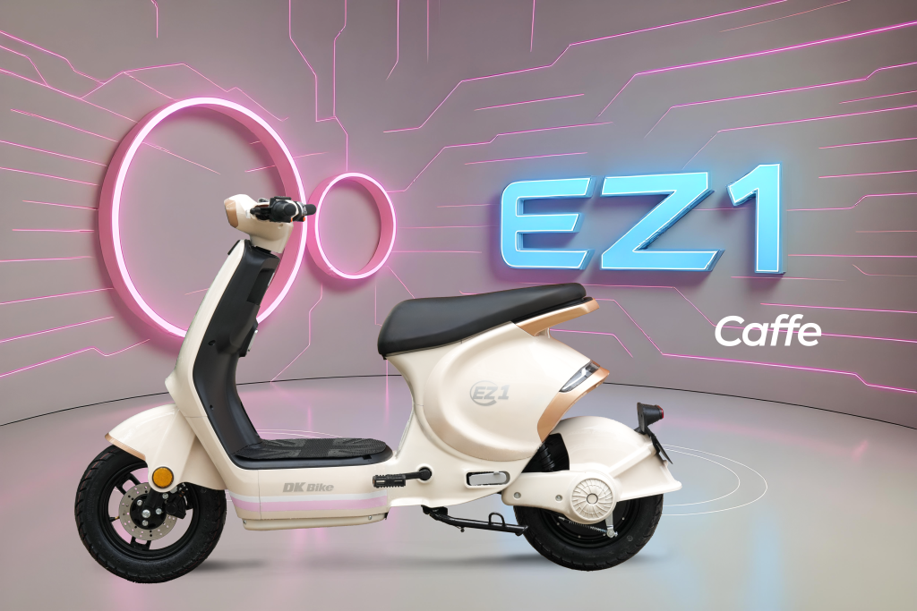 Xe điện EZ 1 màu caffe - cân mọi outfit giới trẻ