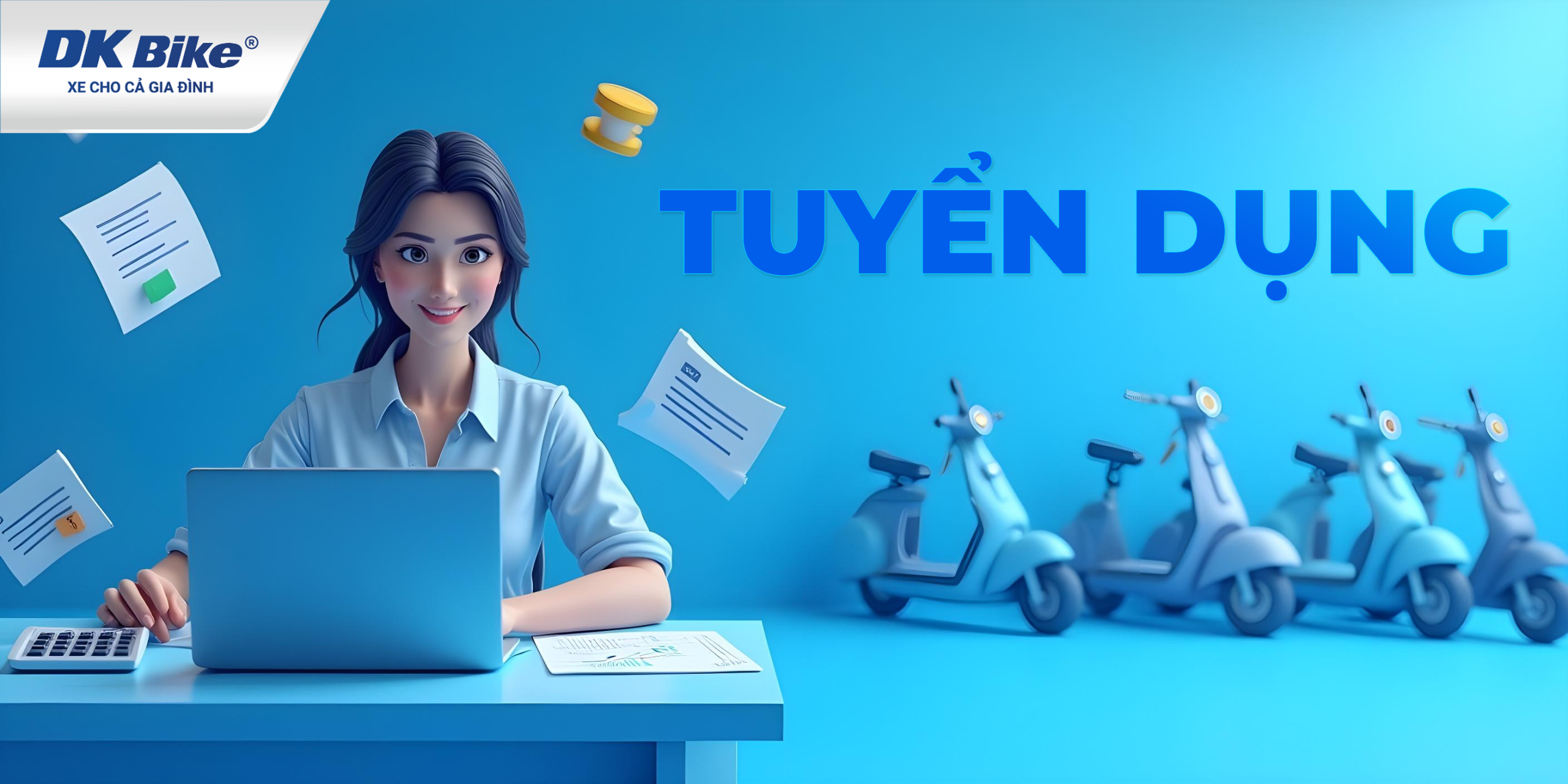 Tuyển dụng kế toán làm việc giờ hành chính tại công ty DKBike