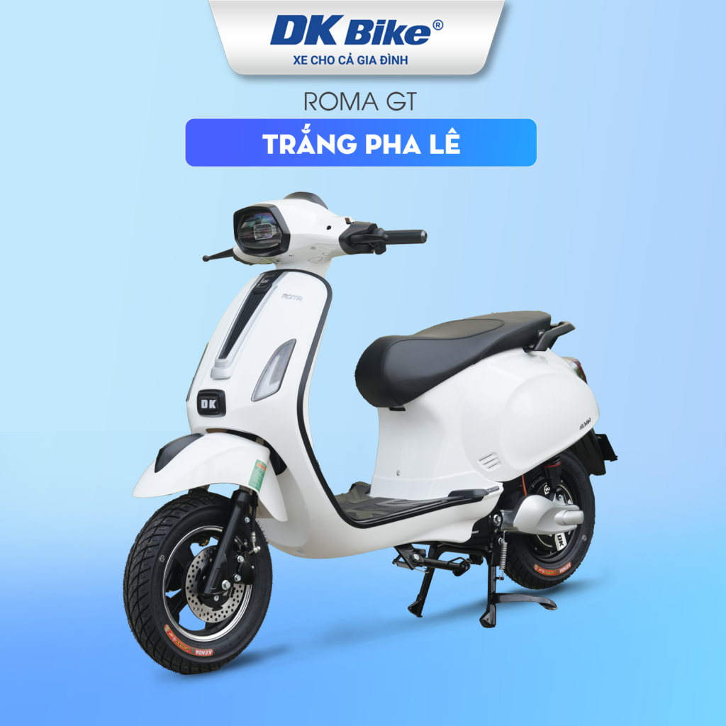 Xe điện Roma GT - Trắng Pha Lê