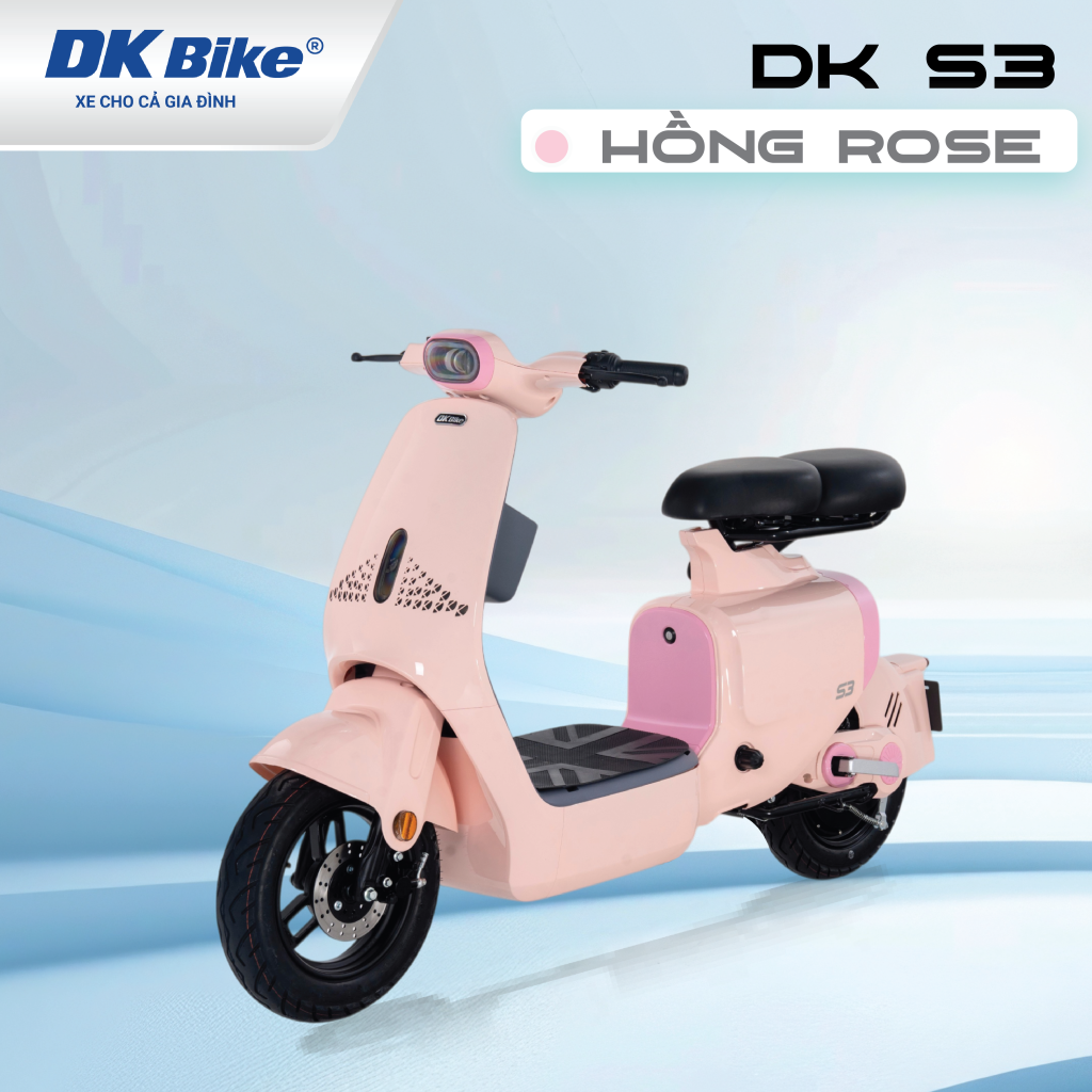 Xe điện DKBike S3 - Kiểu dáng nhỏ gọn, phù hợp với nhiều lứa tuổi - Đặc biệt là Học Sinh