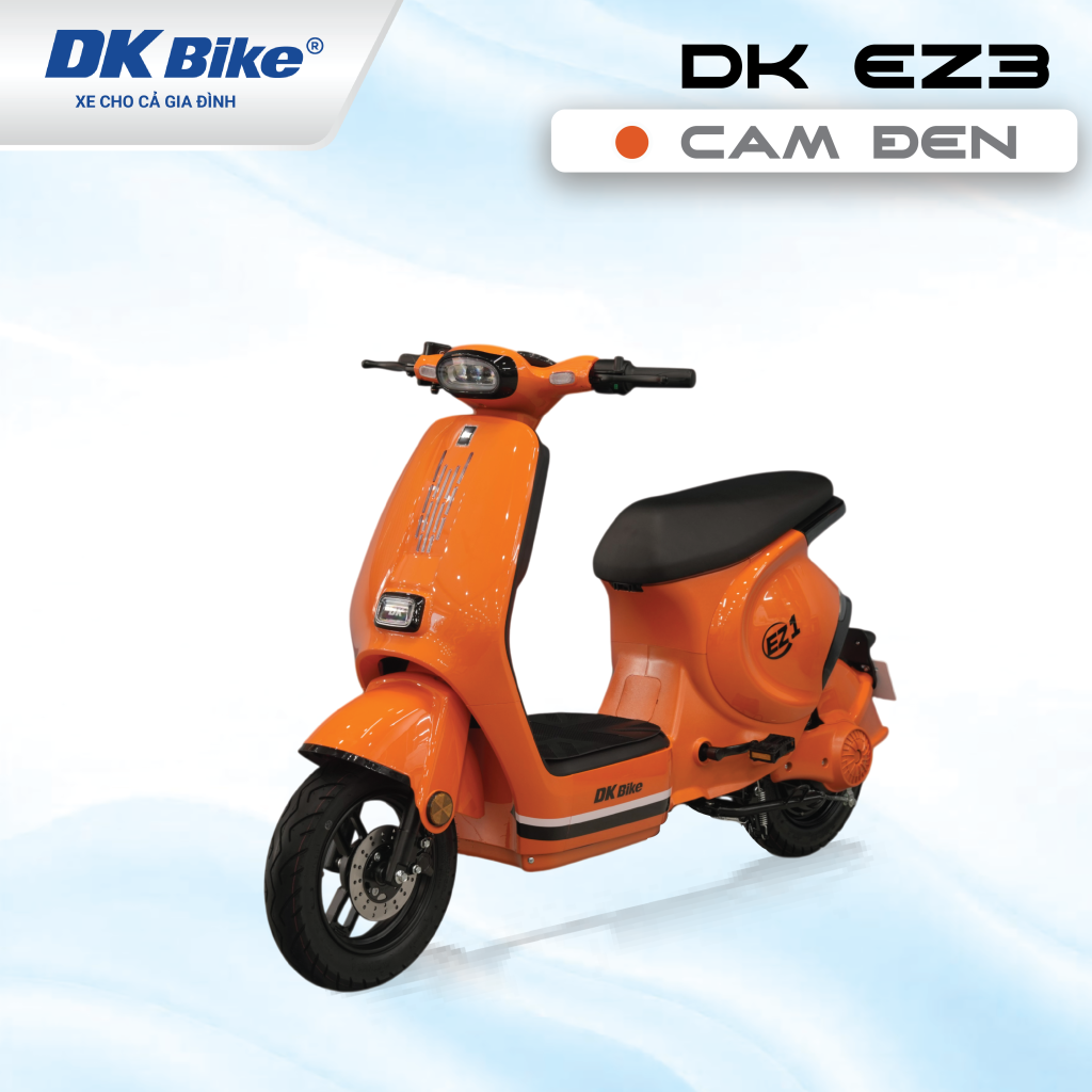 Xe điện DKBike EZ3 với màu sắc bắt mắt và được học sinh lựa chọn từ phiên bản 1 đến phiên bản 3