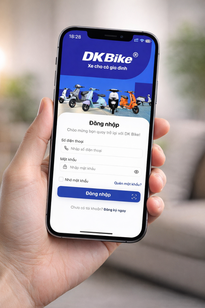 App điện thoại DKBike thông minh
