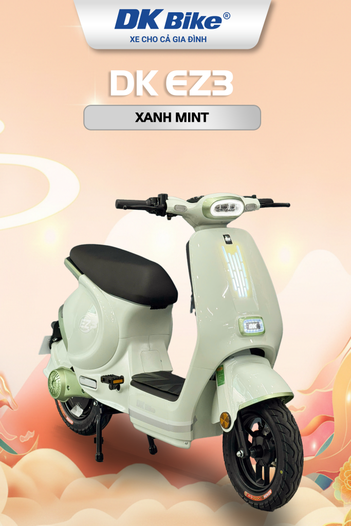 DKBike EZ3 cực kỳ tiện lợi so với việc sở hữu cốp xe lên đến 15L và vẫn có bàn đạp trợ lực