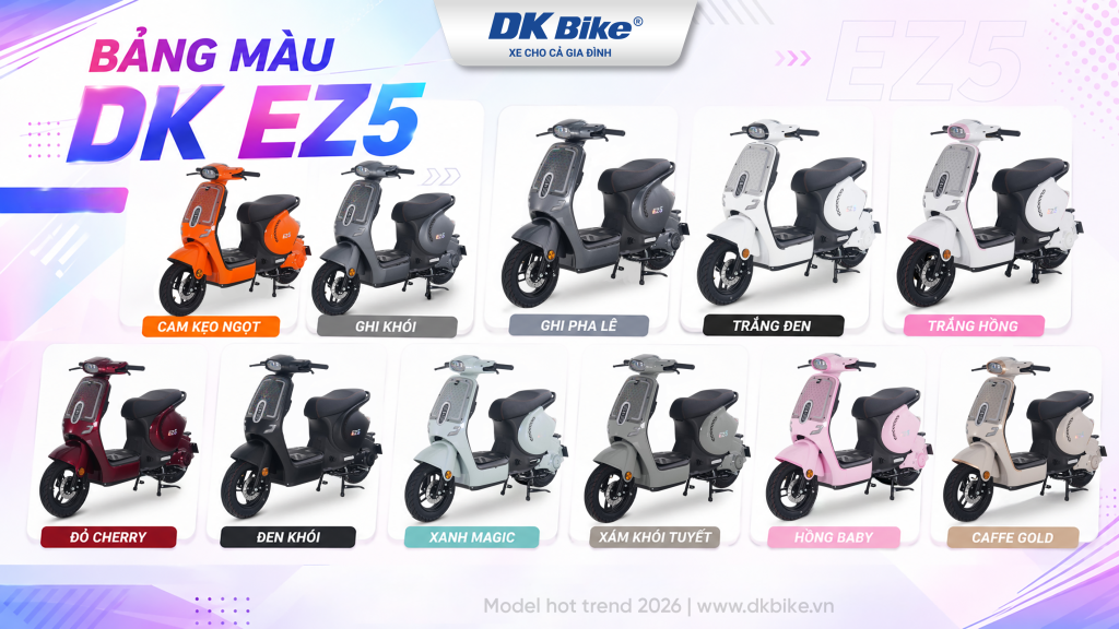 Dải màu sắc của DKBike EZ5