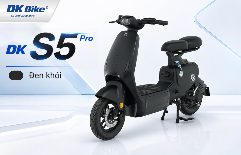 DKBike S5 Pro - Đen Khói