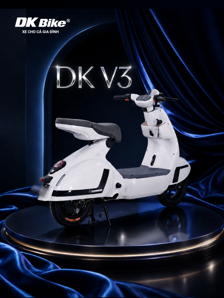Yên cong đặc biệt của mẫu xe điện DKBike V3