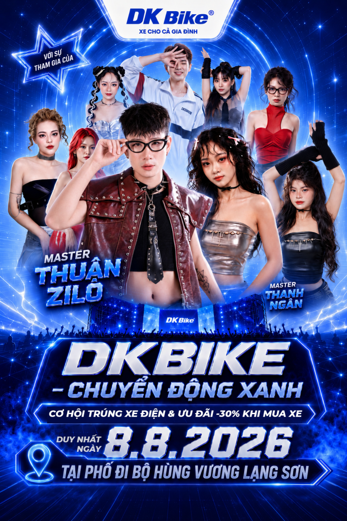Thuận Zilo cùng vũ đoàn tại sự kiện DKBike