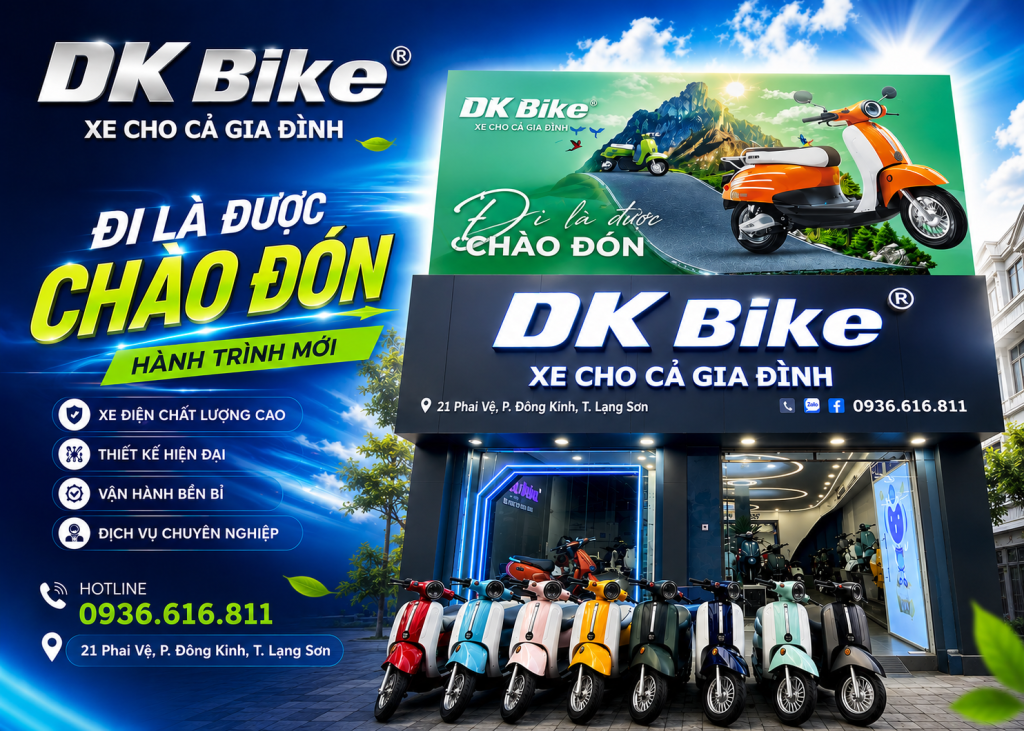 Brand shop xe điện DKBike Lạng Sơn