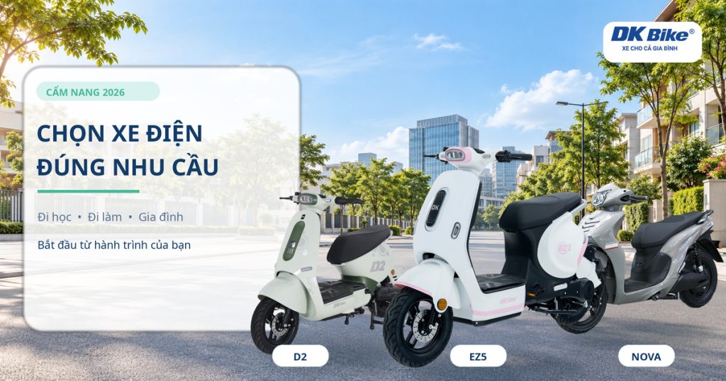 Xe điện, hãy lựa chọn theo nhu cầu của bạn